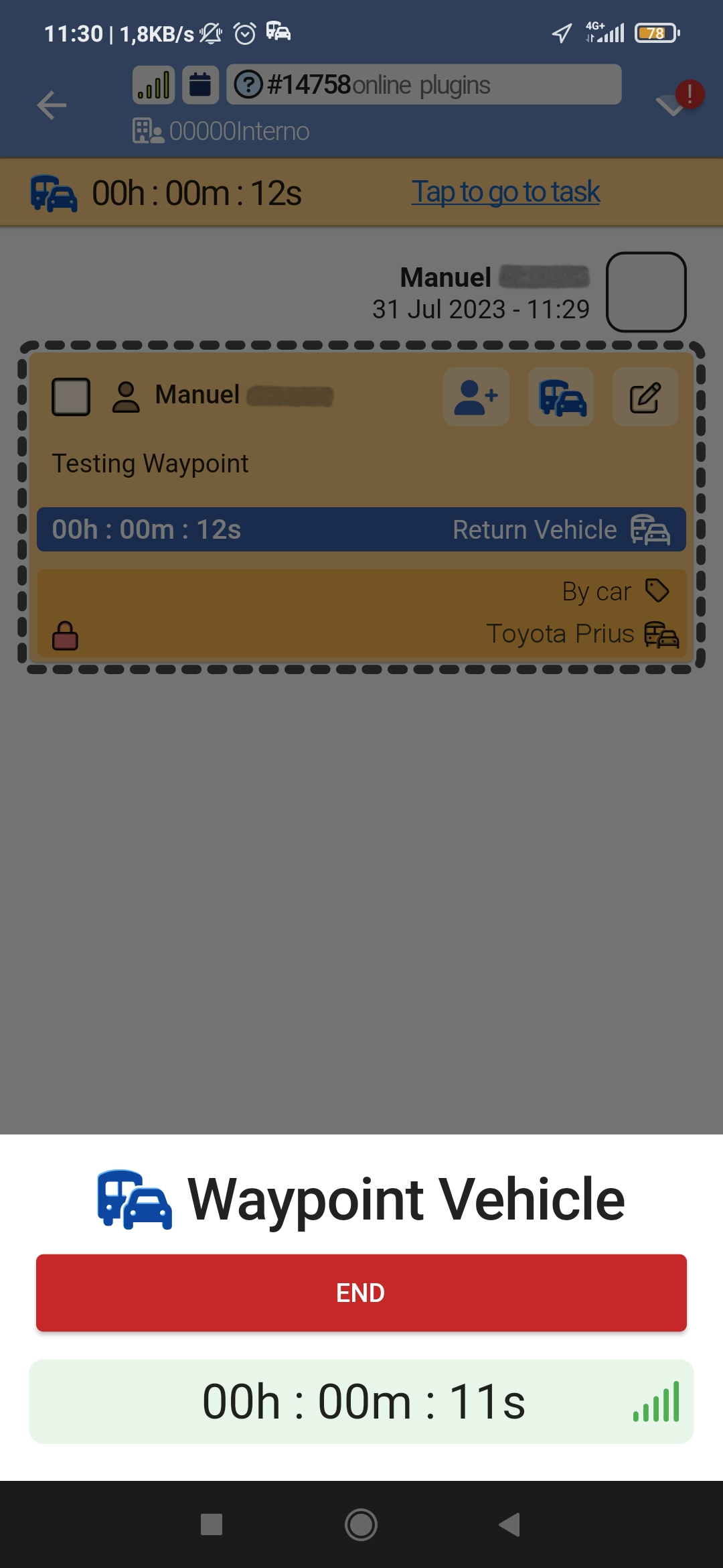 Waypoint plugin for glpi screenshot