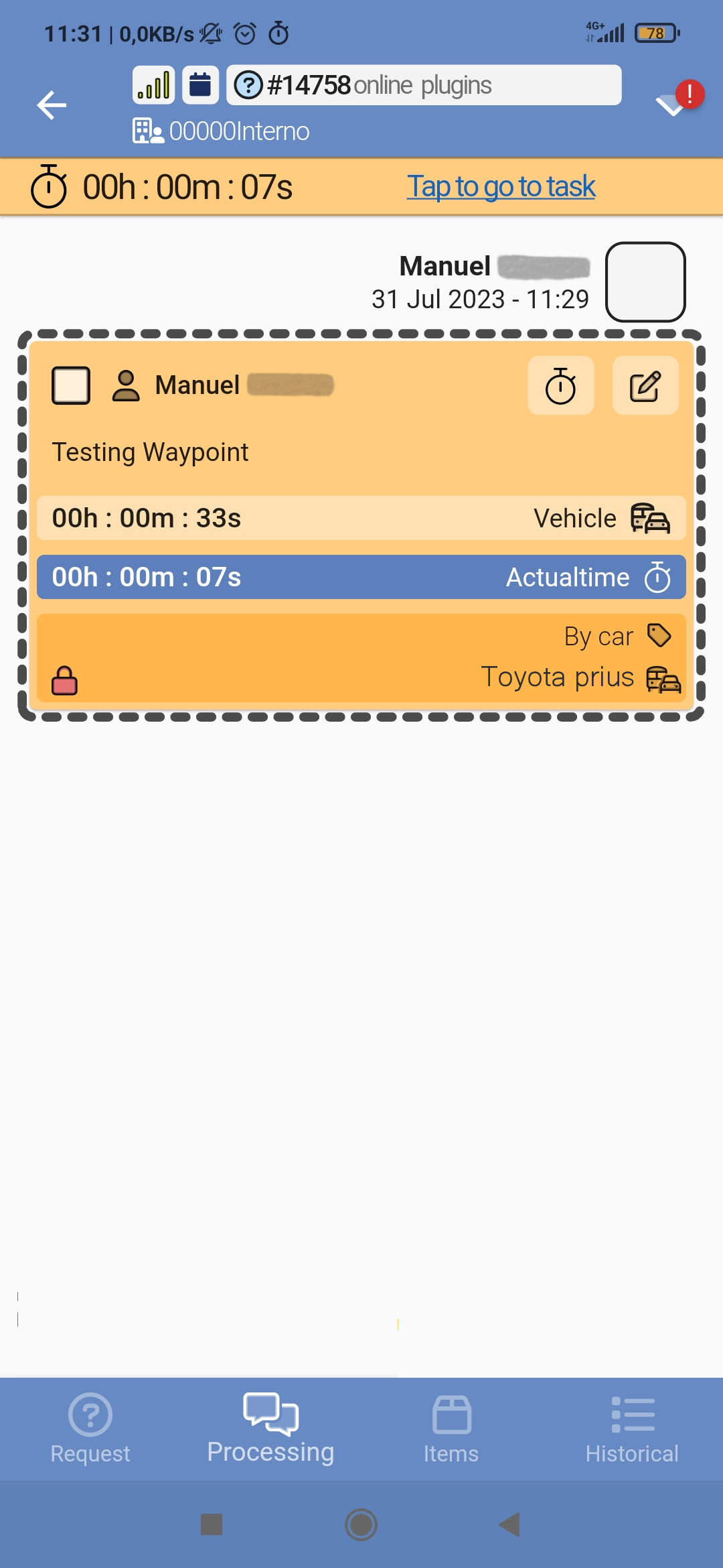 Waypoint plugin for glpi screenshot